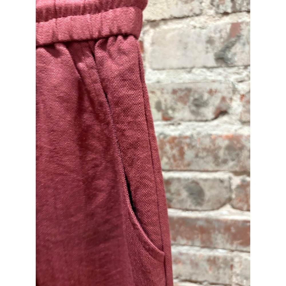 NEW Halara Linen-Feel Wide Leg Drawstring Pants Size Large - Picture 5 of 9